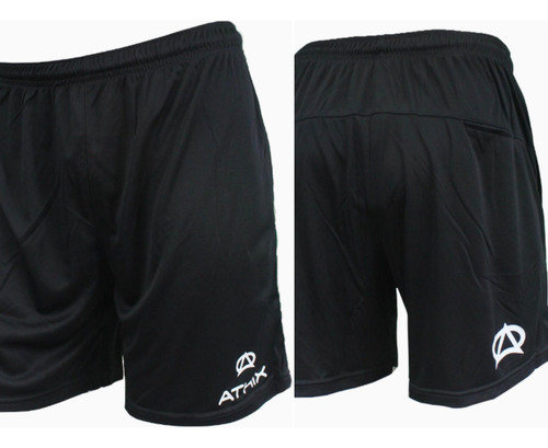 Short Arbitro Athix - Classic Negro Liso