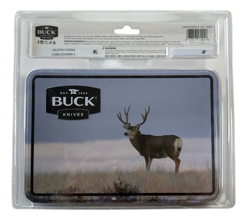 Navajas Cuchillos Buck 389 Canoa Y 385 Palillo De Dientes Blanco