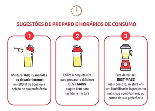 Hipercalórico Best Mass 3kg Pó - Body Shape Refil