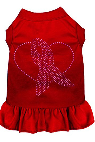 Vestido Del Rhinestone De La Cinta Mirage Pet Products Rosa,