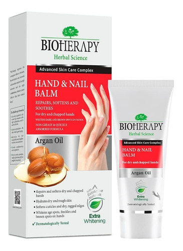 Bálsamo Para Manos Y Uñas Con Aceite De Argán Bioherapy