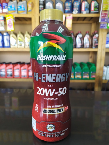 Aceite Roshfrans 20w-50 Mineral