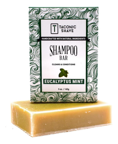 Afeño Tacónico, Barra De Champú Para Cabello De Menta Hecha