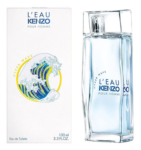 L'eau Kenzo Hyper Wave Para Hombre Eau De Toilette 100ml