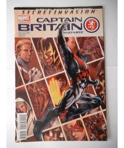 Captain Britain Secret Invasion 01 Editorial Televisa