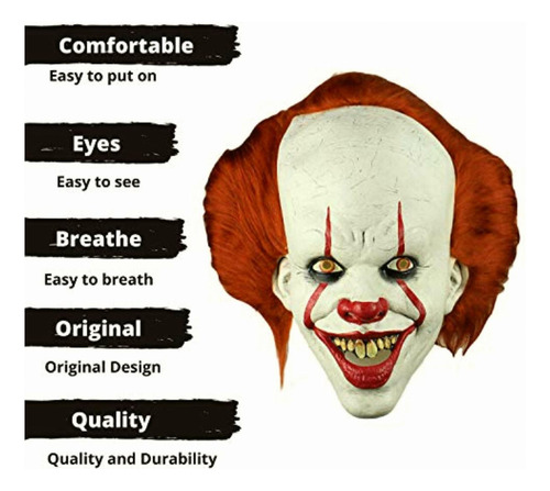 Ghoulish Productions Mascara De Látex De Pennywise El