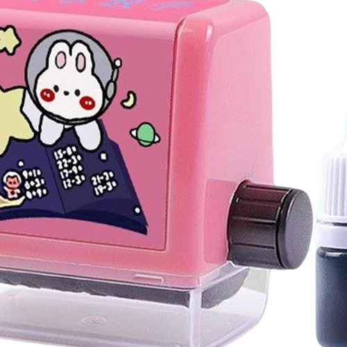 Número Rolling Stamp Práctica Herramienta Adición Resta