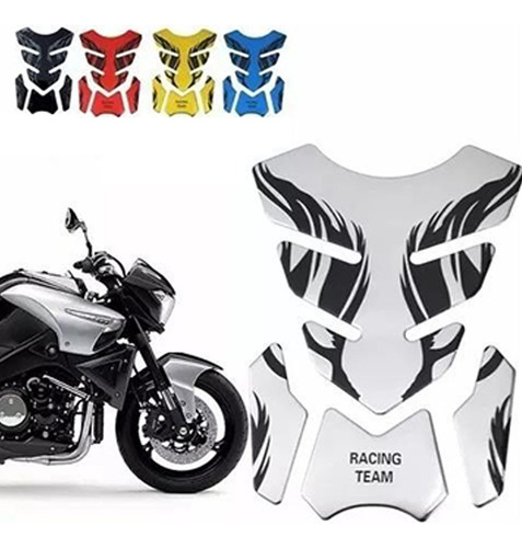 3d Protector De Cubre Tanque Moto Tank Pad Fibra De Carbon