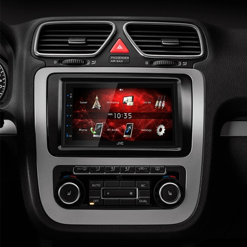 Autoestéreo Jvc Kw-m150bt Mirroring Usb Bluetooth + Cám Rev