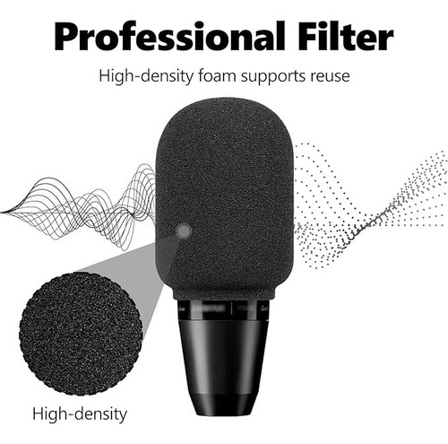 Funda De Espuma Antipop Para Micrófono Shure Sm7b Pga27 Sm27