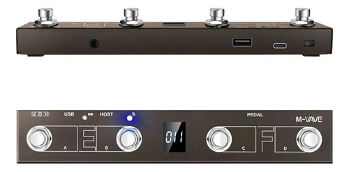 Controlador Midi Wireless Pedal Chocolate Plus E