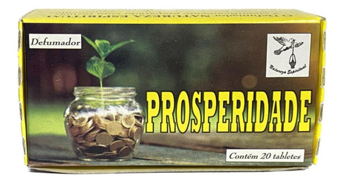 Defumador Incenso De Ambiente Prosperidade Caixa Com 20