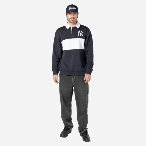 New Era Playera Polo N Y Yankees Throwback Prep Mlb Hombre
