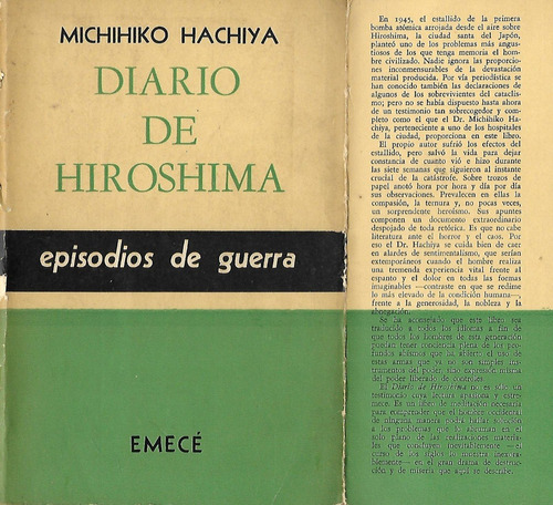 Diario De Hiroshima - Michihiko Hachiya -  Serie De Guerra