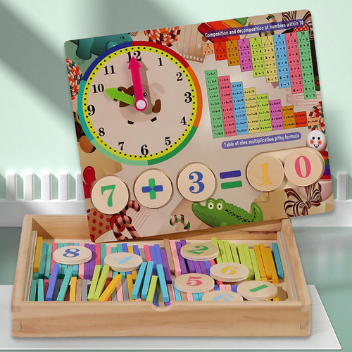 Juguete Montessori Para Contar Bloques De Números Y