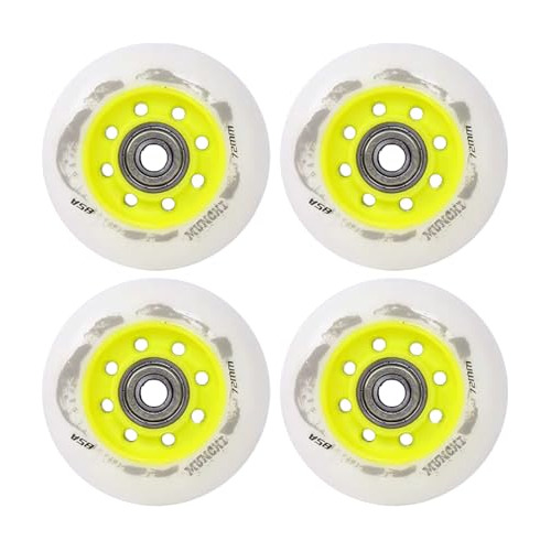 4 Ruedas Patines En Linea 72mm/76mm/80mm 85a C/rodamientos