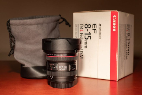 Lente Canon Ef 8-15mm F/4l Fisheye Usm