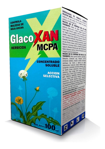 Glacoxan Mcpa Herbicida Selectivo 100cc