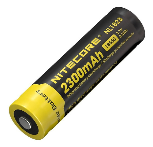 Imagen 1 de 6 de Bateria Recargable 18650 Nitecore Nl1823 Li-ion 3.7v 2300mah