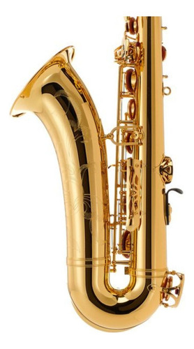 Saxofone Tenor Yamaha Yts-62 Tudel Curvo - Cor Dourado Laca