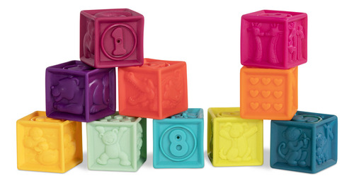 B. Juguetes De Battat Soft Blocks & Stacking Rings