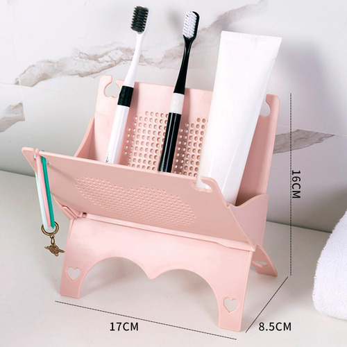 Estante De Almacenamiento De Escritorio Soporte De Rosado