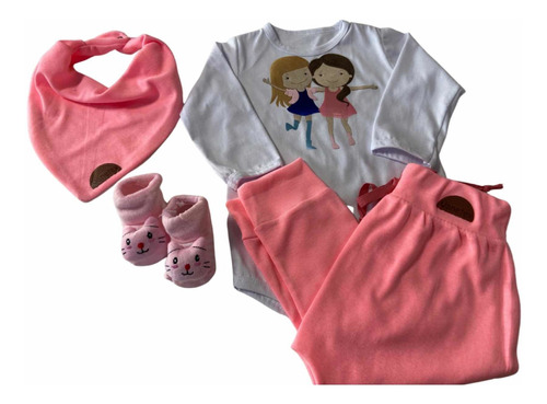 Roupa De Menina Kit Com 5 Peças