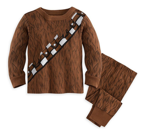 Star Wars Chewbacca Vestuario Pj Pals Pijamas Para El Bebé.