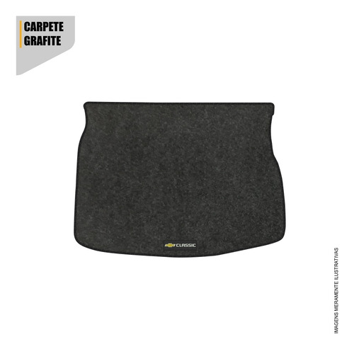 Imagem 2 de 4 de Tapete Porta Malas Classic 2002 A 2013 Linha Ouro Carpete