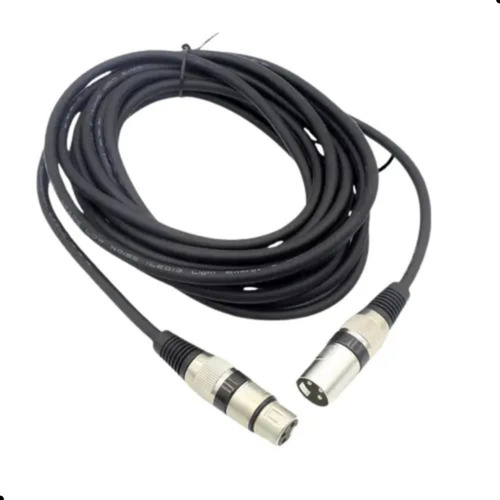 Combo 10 Cabos Balanceados Para Dmx Xlr Áudio Limpo 1,5m
