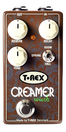 T-rex Engineering Creamer Reverb Pedal De Efectos De Guitarr