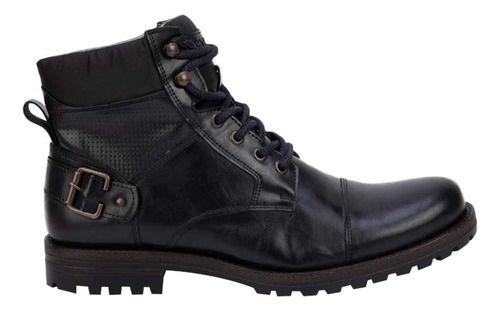 Botin Casual Tipo Leñador Agujeta Locman 3342 Tocl