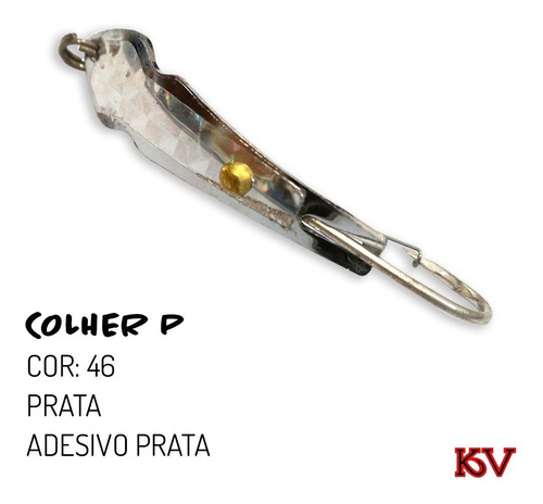 Colher Da Kv Isca Artificial C/ Anti Enrosco Colher P 9g
