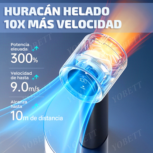 Mini Ventilador Portátil Recargable Turbo Potente Escritorio
