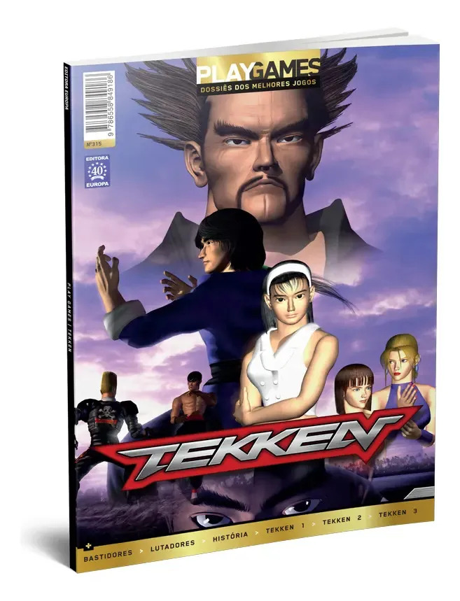 Revista Play Games 315 - Tekken - Editora Europa - Capa Mole