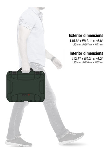 Funda Rígida Impermeable Nanuk 915-mavia2s6 Para Dji Air 2s