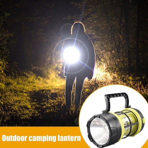 Linterna Solar Lámpara Led Recargable Para Camping Y Emergen