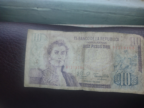 Billete De 10 Pesos 