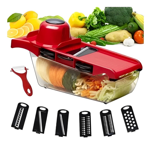 Mandoline Slicer Qcq 6 In 1 Cortador Verduras Kitchen