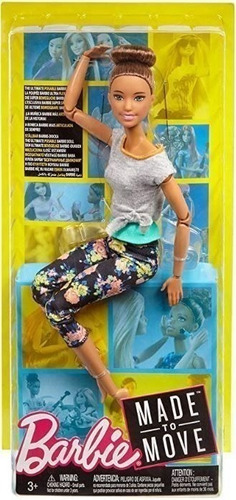 Imagem 2 de 6 de Barbie To Move Yoga Articulada Morena Updo Ms Sj