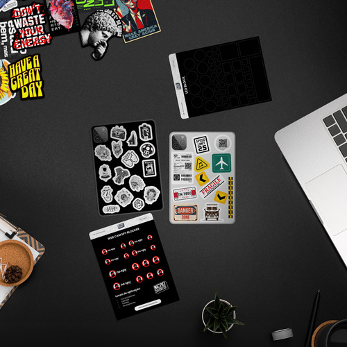 Sticker Box Black Edition | Nerd Stickers