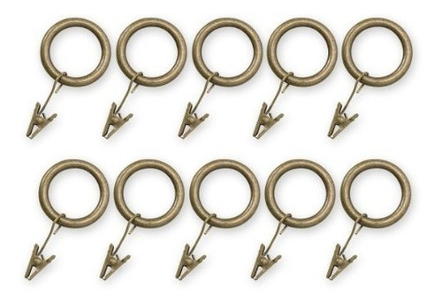 Source Global Unique 10 Pack Curtain Clip Rings