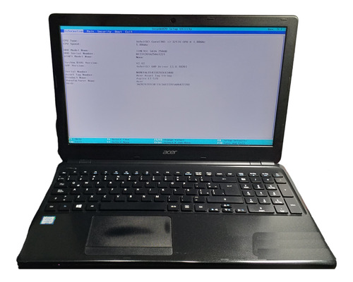 Notebook Acer Aspire E1-570 I3 1,80ghz 12gb Ssd256gb Hdd500 (Reacondicionado)
