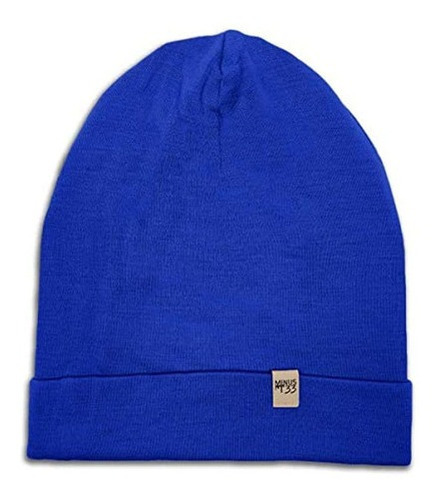 Minus33 Gorro De Lana Merino Wool Ridge Cuff Azul Royal Tall