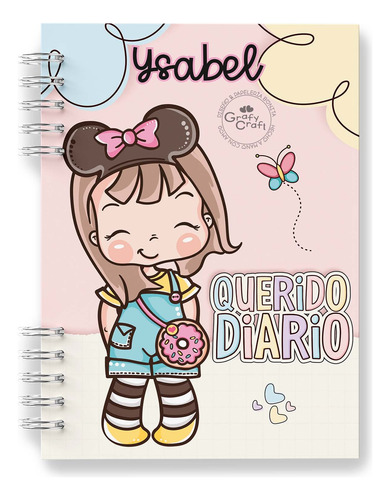 Diario Infantil - Diario Secreto Para Niñas - Personalizada