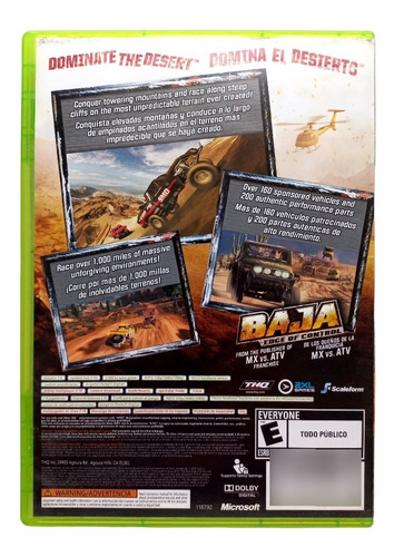 Baja Edge Of Control Xbox (Reacondicionado)