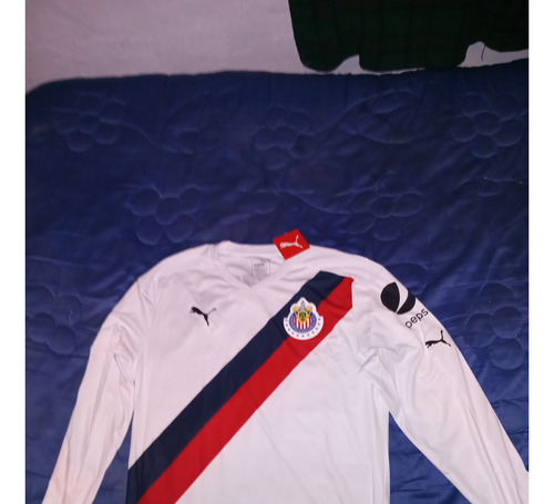  Jersey Chivas Puma Original Hilos De Plata Sus Etiquetas