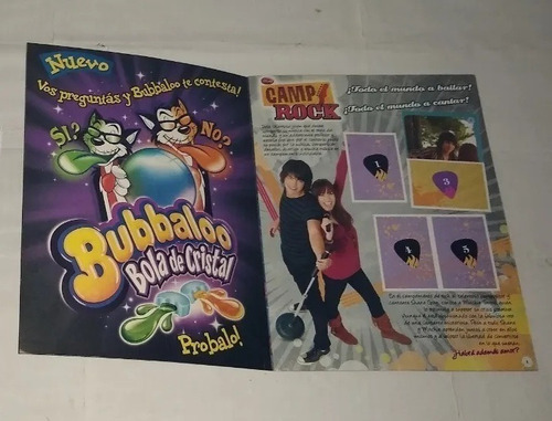 Camp Rock Álbum Figuritas Disney, Muy Bueno !!! (Usado)