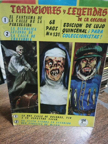 Comics Tradiciones Y Leyendas De La Colonia Número 131 Doble