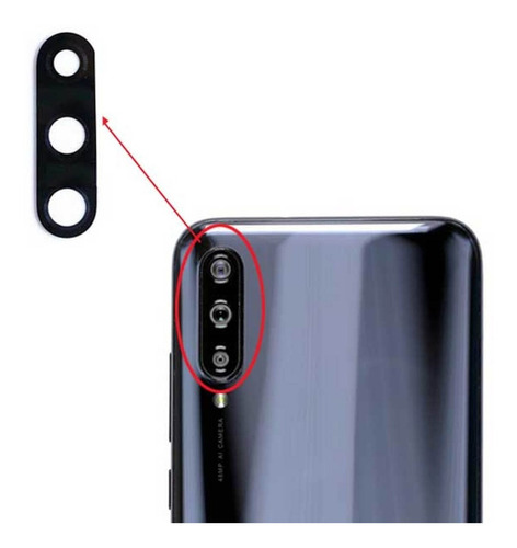 Vidrio Lente De Repuesto De Camara De Xiaomi A3